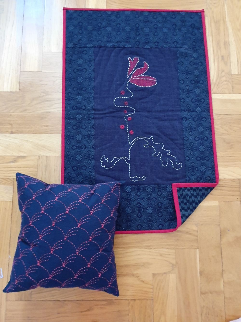 Sashiko  japansk broderikonst med funktion och skönhet i fokus